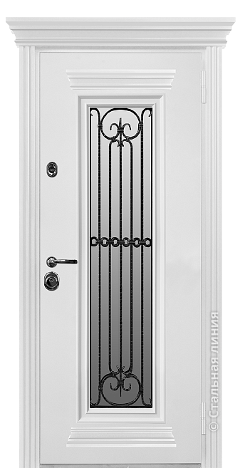 Входная дверь Кальваро (вид снаружи) - купить в Санкт-Петербурге