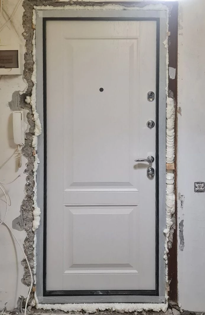 Входная дверь в квартиру Скарлет вид изнутри